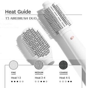 T3 Micro AIREBRUSH DUO Dual-Attachment Blow Dry Brush